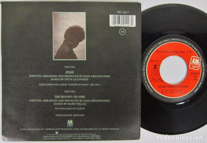 Discos de vinilo: JOAN ARMATRADING - JESSE - SINGLE - AM 1986 SPAIN - Foto 2