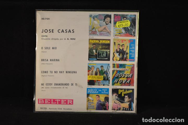 Discos de vinilo: JOSE CASAS - O SOLE MIO +3 - EP - Foto 2