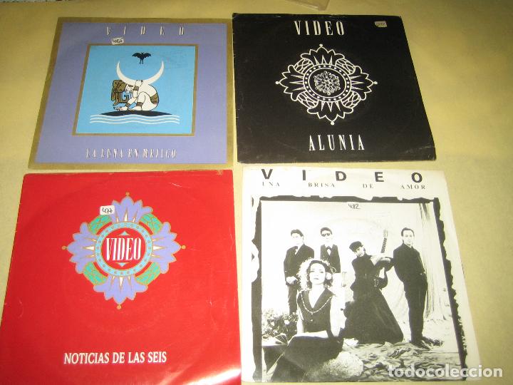 Vinyl-Schallplatten: VIDEO - LOTE DE 4 SINGLES