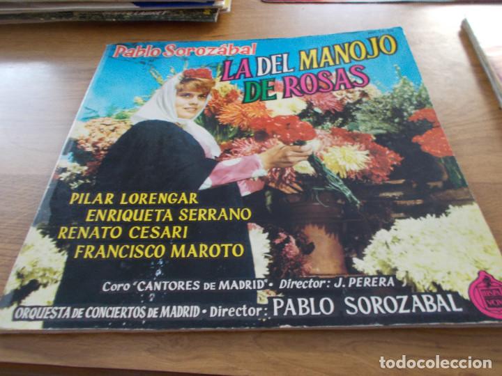 Discos de vinilo: LA DEL MANOJO DE ROSAS.. PABLO SOROZABAL. CON LIBRETO - Foto 1