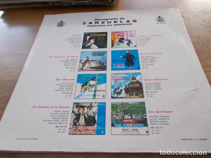 Discos de vinilo: LA DEL MANOJO DE ROSAS.. PABLO SOROZABAL. CON LIBRETO - Foto 2