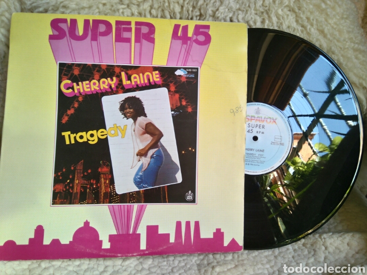 Discos de vinilo: Cherry Laine - Tragedy - Super 45 - Maxisingle - Foto 2