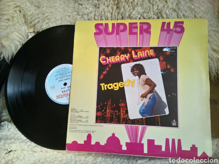 Discos de vinilo: Cherry Laine - Tragedy - Super 45 - Maxisingle - Foto 3