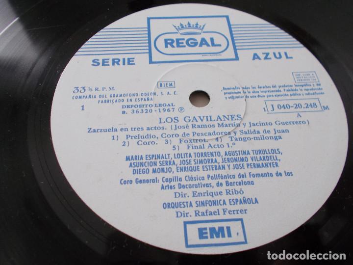 Discos de vinilo: LOS GAVILANES. SERIE AZUL. - Foto 3