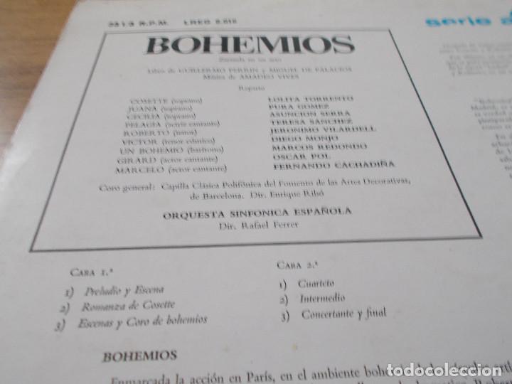Discos de vinilo: BOHEMIOS. SERIE AZUL - Foto 2