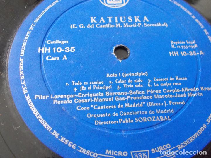Discos de vinilo: KATIUSKA, CON LIBRETO - Foto 6