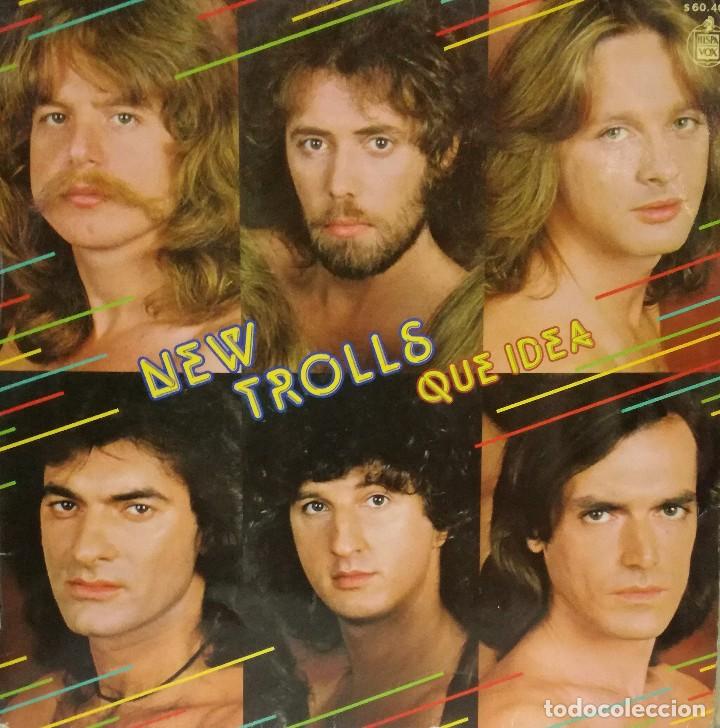 Discos de vinilo: NEW TROLLS - QUE IDEA LP SPAIN 1980 - Foto 1