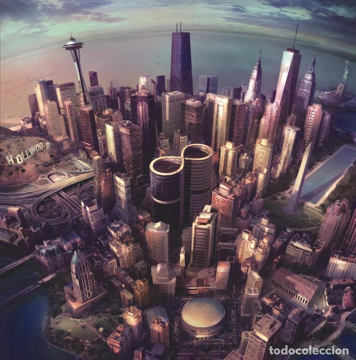 Discos de vinilo: LP FOO FIGHTERS SONIC HIGHWAYS VINILO INDIE ROCK NIRVANA - Foto 1