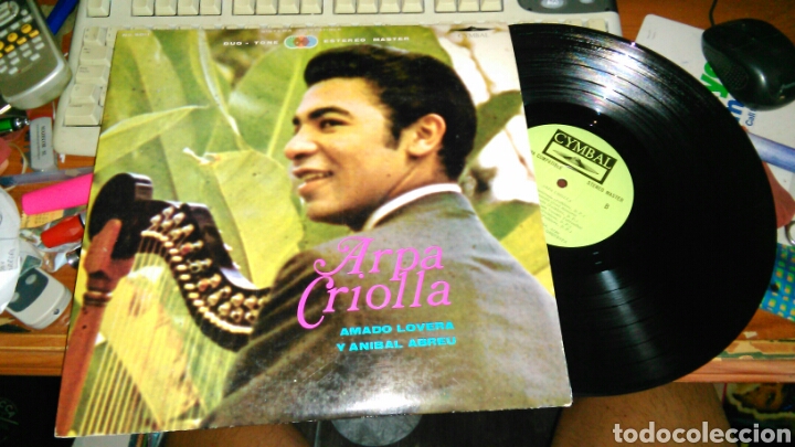 Disques de vinyle: Amado lovera y anibal abreu lp arpa criolla.venezuela