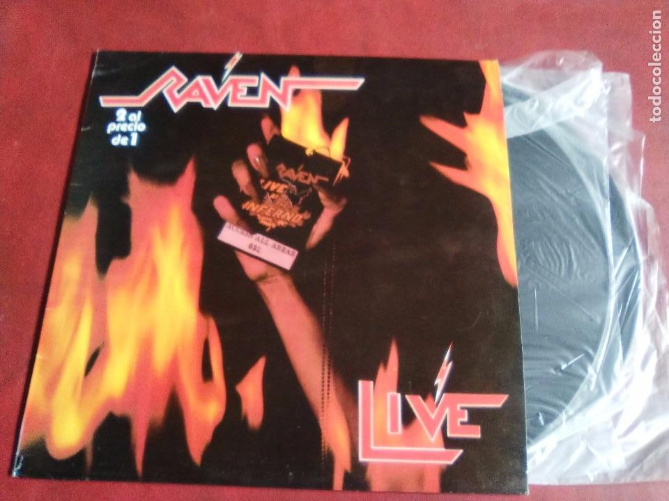 Discos de vinilo: RAVEN LIVE AT INFERNO DOBLE VINILO - Foto 1