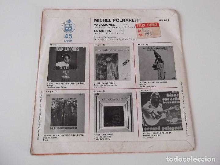 Discos de vinilo: MICHEL POLNAREFF - Vacaciones (Holidays) - Foto 2