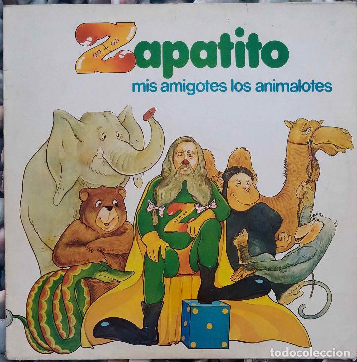 Discos de vinilo: ZAPATITO, MIS AMIGOTES LOS ANIMALES. LP CON FUNDA INTERIOR CON LETRAS - Foto 1