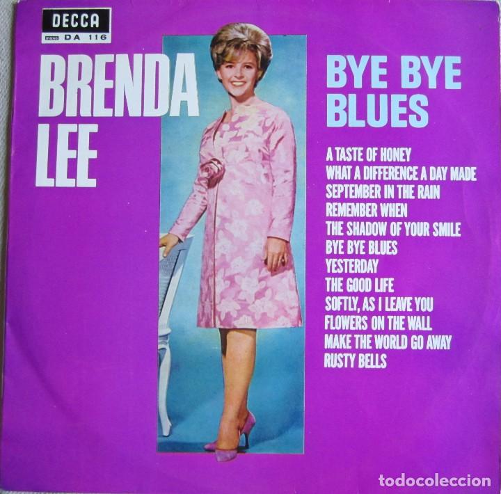 Discos de vinilo: BRENDA LEE: BYE BYE BLUES - Foto 1