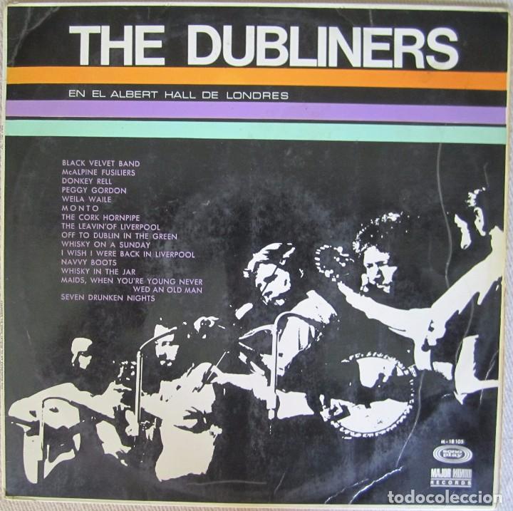 Discos de vinilo: DUBLINERS, THE: EN EL ALBERT HALL DE LONDRES - Foto 1