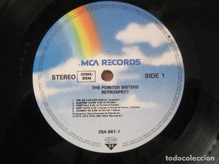 Discos de vinilo: THE POINTER SISTERS - RETROSPECT 73 - 81 S&Oacute;LO DISCO!!. - Foto 2