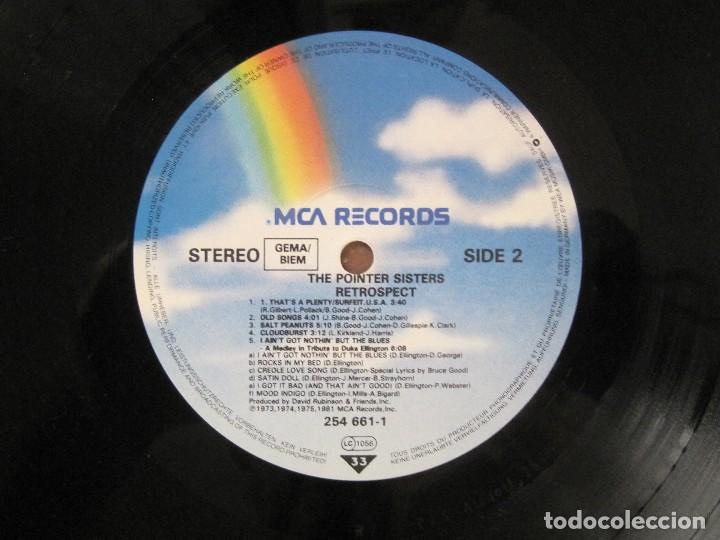 Discos de vinilo: THE POINTER SISTERS - RETROSPECT 73 - 81 S&Oacute;LO DISCO!!. - Foto 4
