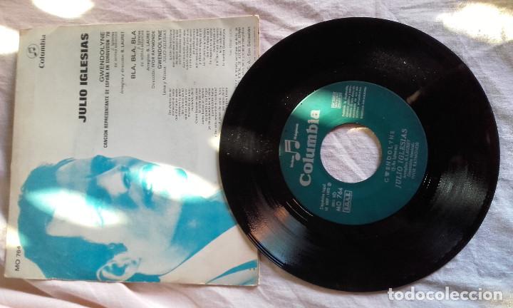 Discos de vinilo: EP JULIO IGLESIAS GWENDOLYNE - Foto 2