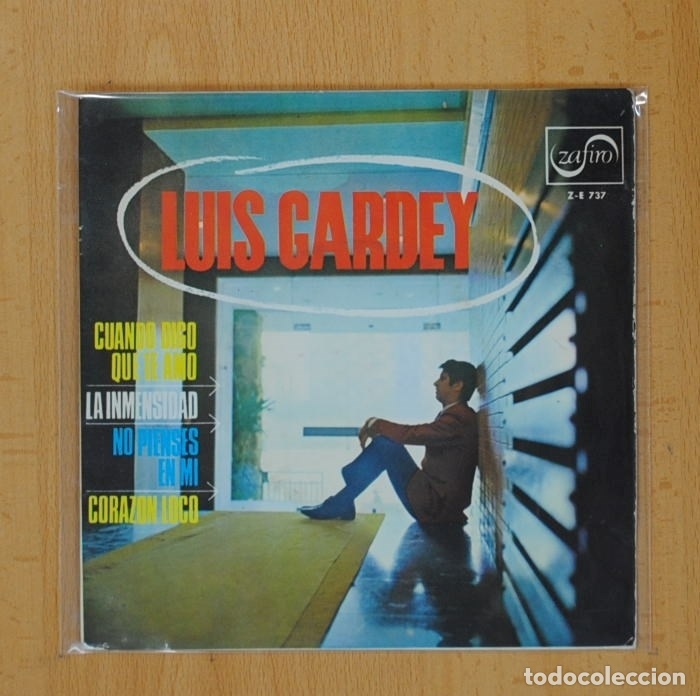 Discos de vinilo: LUIS GARDEY - CUANDO DIGO QUE TE AMO + 3 - EP - Foto 1