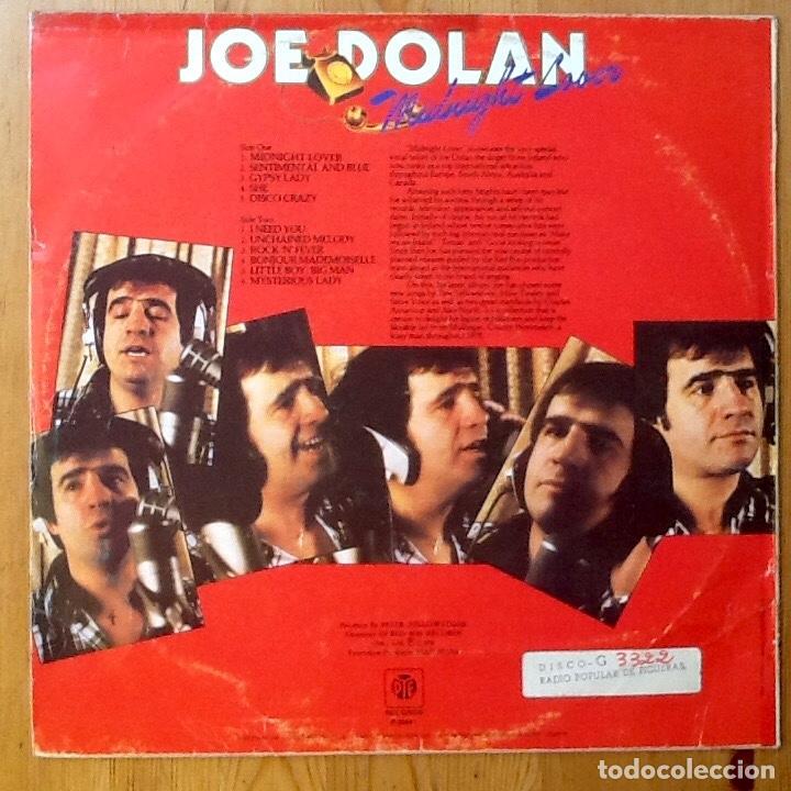 Discos de vinilo: JOE DOLAN : MIDNIGHT LOVER [PYE - ESP 1978] LP - Foto 2