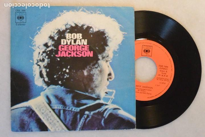 Discos de vinilo: SINGLE BOB DYLAN GEORGE JACKSON. CBS 1971 - Foto 1