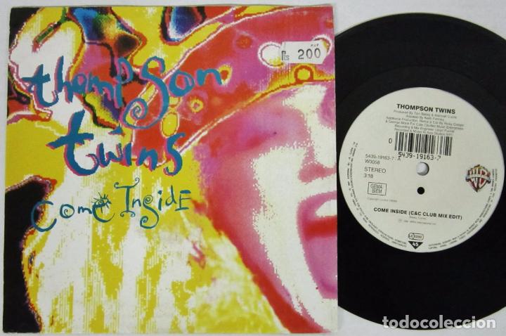 Discos de vinilo: THOMSON TWINS - COME INSIDE 2 VERSIONES - SINGLE - WB 1991 GERMANY - Foto 1