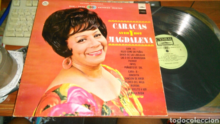 Disques de vinyle: Caracas 1967 ayer y hoy lp magdalena sanchez.venezuela.carpeta doble