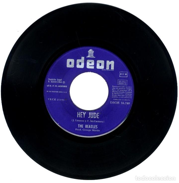 Discos de vinilo: THE BEATLES - HEY JUDE / REVOLUTION - Foto 3