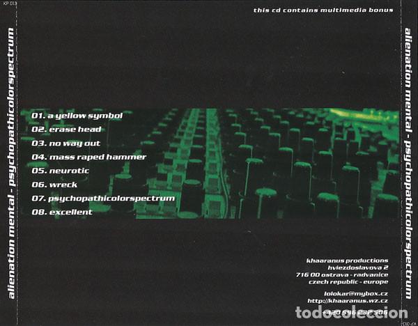 Discos de vinilo: Alienation Mental -Psychopathicolorspectrum -GRIND CORE - Foto 2