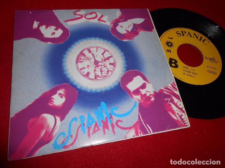 Discos de vinilo: SPANIC SOL RADIO MIX/SOL SINGLE 7 1993 - Foto 1