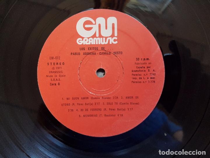 Discos de vinilo: LOS EXITOS DE CAMILO SESTO Y PABLO ABRAIRA - Foto 3