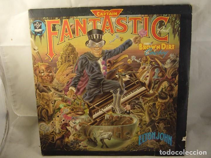 Discos de vinilo: ELTON JOHN - CAPTAIN FANTASTIC - GATEFOLD - LP - Foto 1