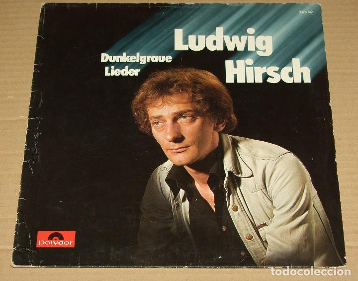 Discos de vinilo: LUDWIG HIRSCH : DUNKELGRAVE LIEDER - POLYDOR 1978 - Foto 1