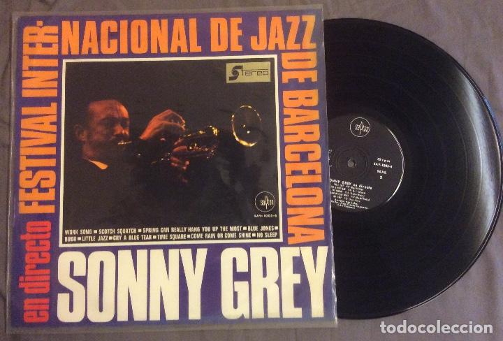 Disques de vinyle: SONNY GREY EN DIRECTO. FESTIVAL INTERNACIONAL DE JAZZ DE BARCELONA.SAYTON 1968