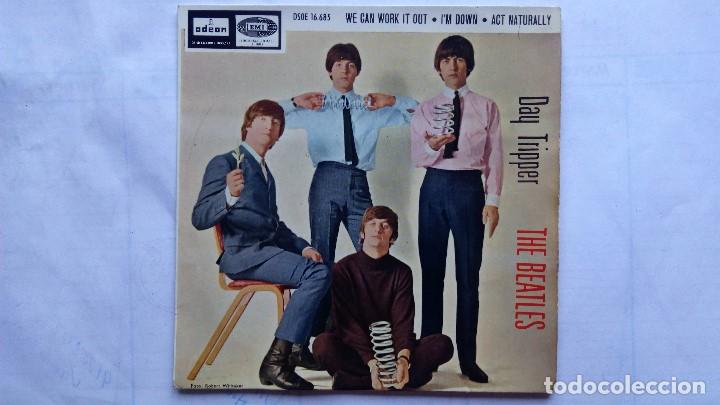 Discos de vinilo: THE BEATLES - WE CAN WORK IT OUT - IM DOWN - ODEON 1966 - Foto 1
