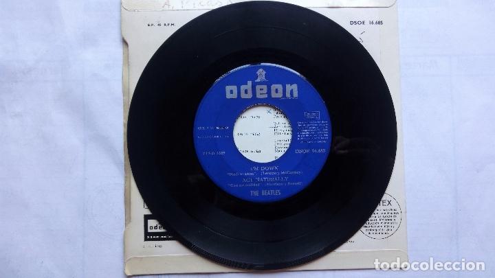 Discos de vinilo: THE BEATLES - WE CAN WORK IT OUT - IM DOWN - ODEON 1966 - Foto 4
