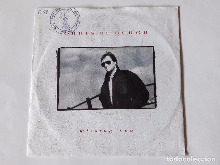 Discos de vinilo: Chris de Burgh - Missing You - 1988 - Single - Foto 1