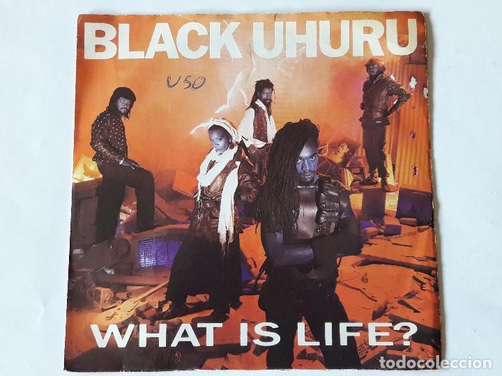 Discos de vinilo: Black Uhuru - What Is Life? - 1984 - Single - Foto 1