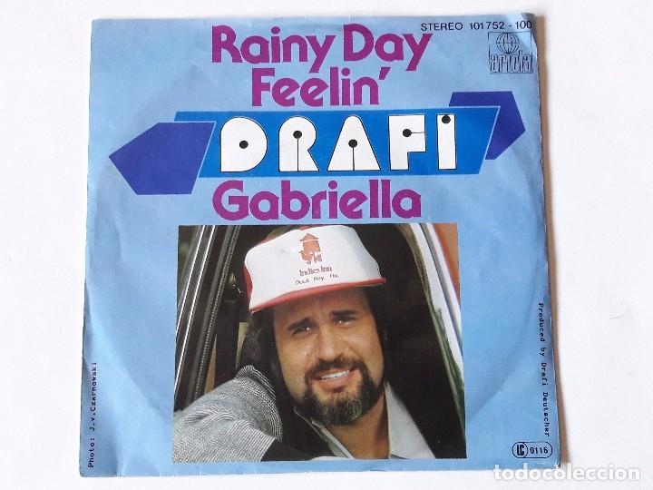 Discos de vinilo: Drafi - Rainy Day Feelin - 1980 - Single - Foto 1