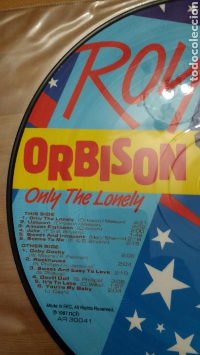 Discos de vinilo: Roy Orbison picture disc Only the Lonely - Foto 2