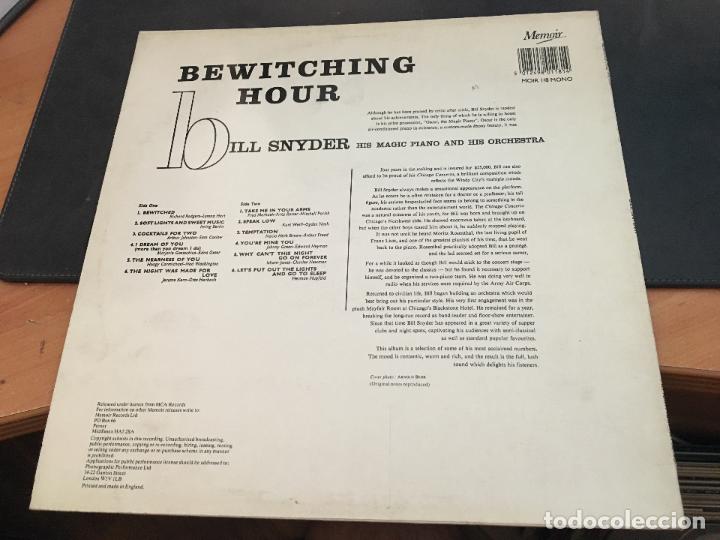 Discos de vinilo: BILL SNYDER (BEWITCHING HOUR) LP UK (B-19) - Foto 2