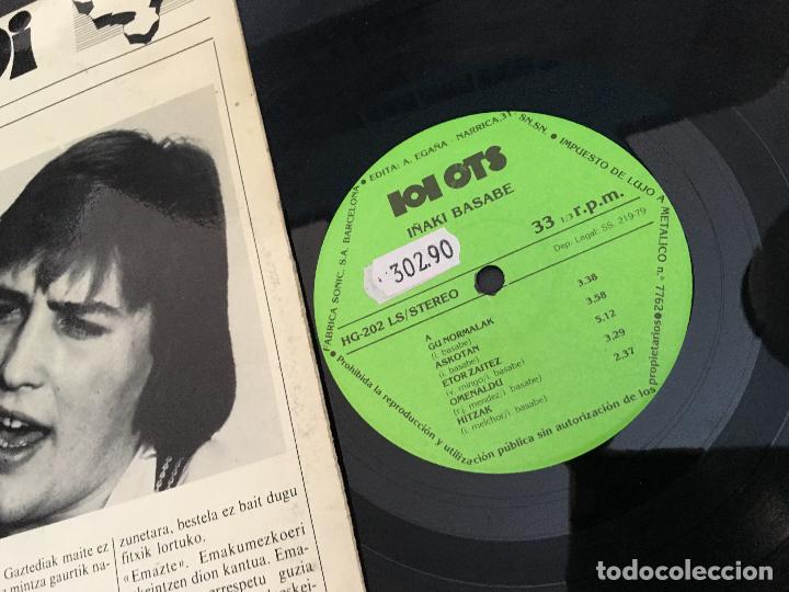 Discos de vinilo: I&Ntilde;AKI BASABE (EUSKADI) LP ESPA&Ntilde;A 1979 (B-19) - Foto 2