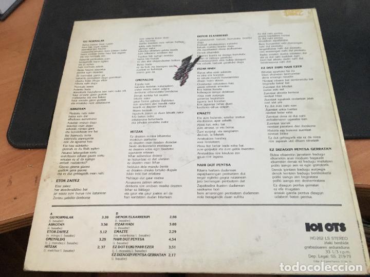 Discos de vinilo: I&Ntilde;AKI BASABE (EUSKADI) LP ESPA&Ntilde;A 1979 (B-19) - Foto 3