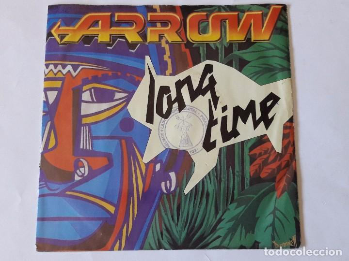 Discos de vinilo: Arrow - Long Time - 1984 - Single - Foto 1