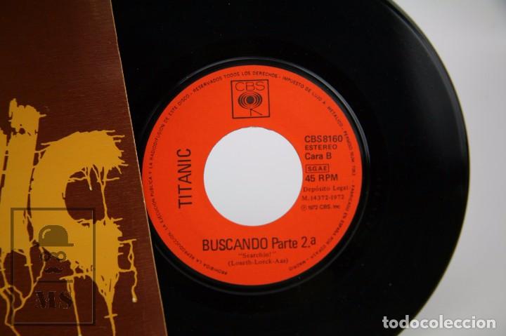 Discos de vinilo: Disco Single de Vinilo - Titanic. Buscando / Searching - CBS, 1972 - Foto 2