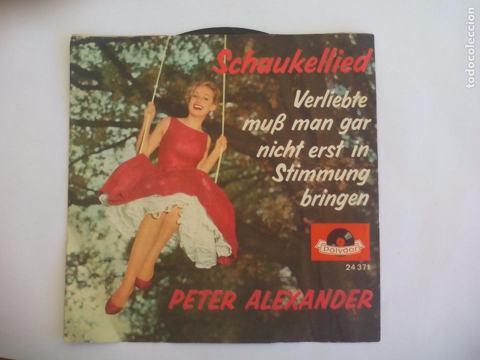 Discos de vinilo: Peter Alexander. Schaukellied. Polydor Germany. Single vinilo - Foto 1