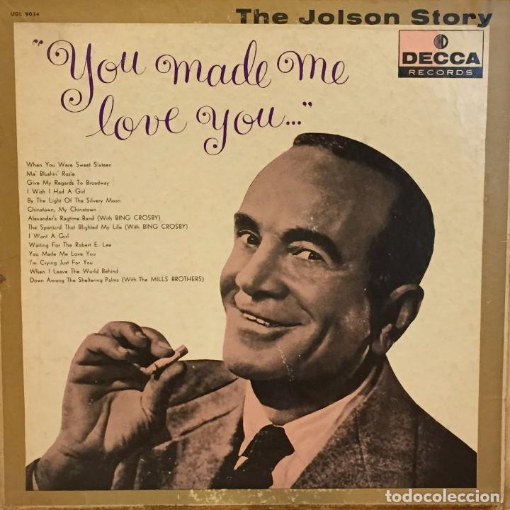 Discos de vinilo: LP uruguayo de Al Jolson a&ntilde;o 1957 - Foto 1
