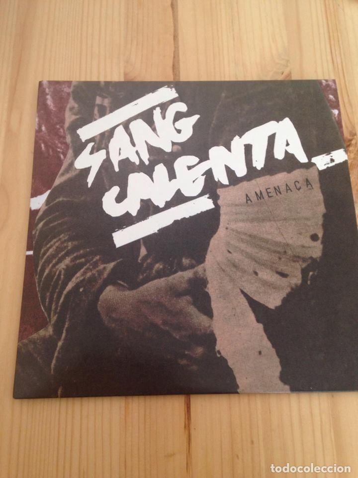 Discos de vinilo: Amena&ccedil;a --- Sang Calenta (7 ep )punk hard core - Foto 1