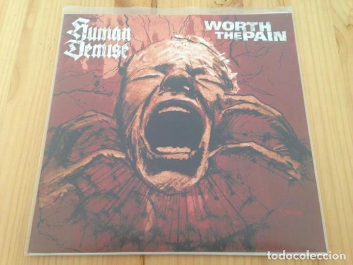 Discos de vinilo: Human Demise / Worth The Pain --SPLIT HARD CORE - Foto 1