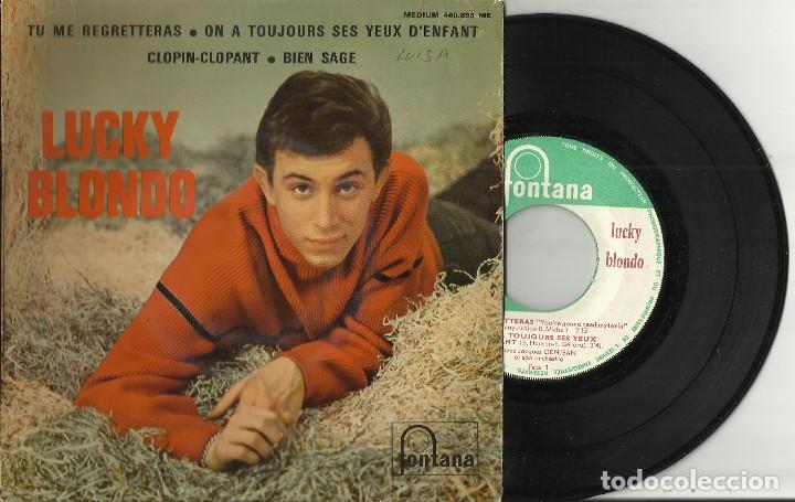 Dischi in vinile: Lucky Blondo EP Tu Me Regretteras + 3.FRANCIA