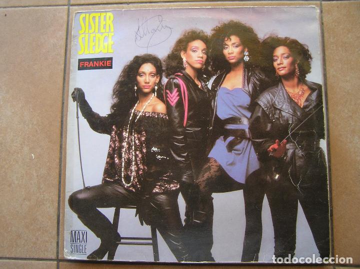 Discos de vinilo: Sister Sledge &ndash; Frankie - ATLANTIC 1985 - MAXI - P - Foto 1